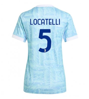 Juventus Manuel Locatelli #5 Udebanetrøje Dame 2025-26 Kortærmet